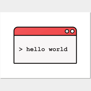 Hello World Posters and Art